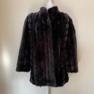 Vintage Sasson faux fur coat